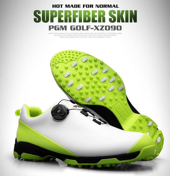 PGM Men's Waterproof Shoes Golf Shoes Rotary Golf Shoes