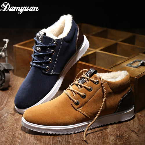 Damyuan 2019 new fashion Winter Warm Fashion Man Shoes Womne Shoes Climbing Shoes Cotton-padded Shoes